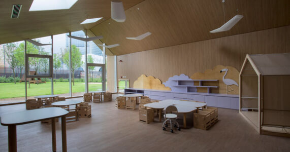 Asilo nido a CityLife, Milano (studio 02 Arch di Ettore Bergamasco e Andrea Starr-Stabile)