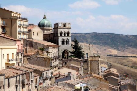 Scorcio del centro storico di Gangi