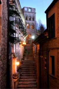 Scorcio del centro storico di Gangi