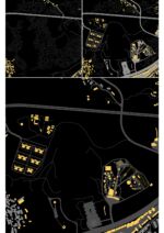 Mappa diacronica (2008-2018) di una porzione urbana di Kaili trasformata da area agricola a parco divertimenti (lunapark) nei pressi della nuova stazione ferroviaria ad alta velocità (© Matteo Migliaccio)