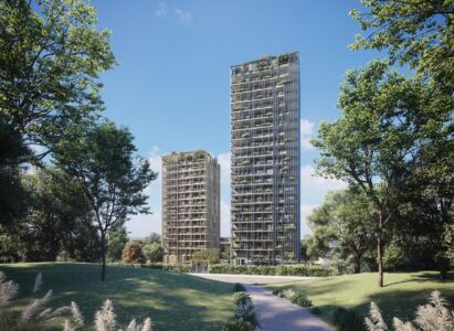 Park Towers, Paolo Asti, cantiere in corso