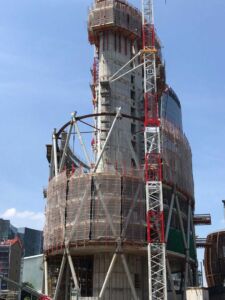 Cantiere della torre UnipolSai (courtesy Mario Cucinella Architects)