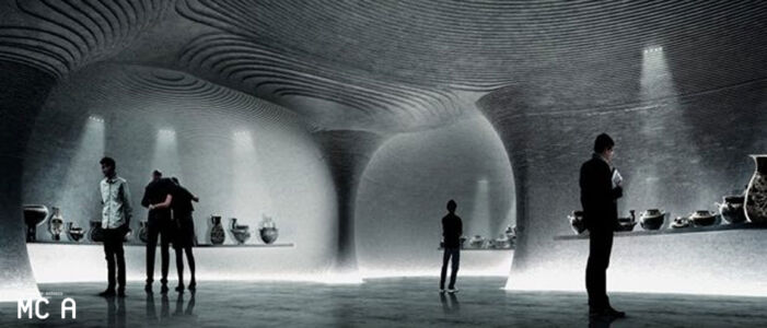 Museo Etrusco di Milano nel Palazzo Bocconi-Rizzoli-Carraro, Mario Cucinella Architects (2021)