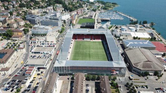Lo Stade de la Maladière a Neuchâtel, in Svizzera (©Jean-Luc Auboeuf)