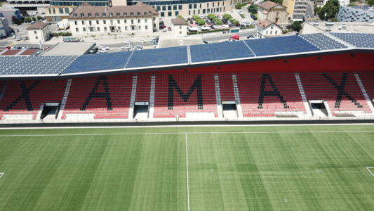 Lo Stade de la Maladière a Neuchâtel, in Svizzera (©Jean-Luc Auboeuf)