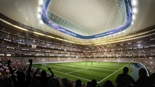 Santiago Bernabéu a Madrid, progetto di gmp architects
