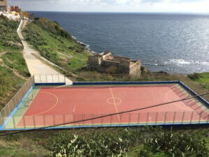 Un impianto sportivo al mare