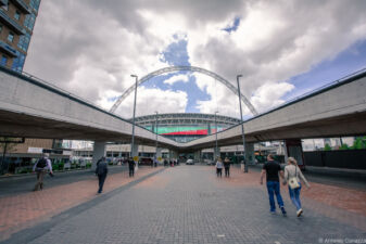 Lo stadio di Wembley a Londra (© Antonio Cunazza)