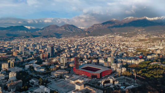 Stadio Nazionale dell’Albania a Tirana (Archea Associati, foto Liridon Cani)