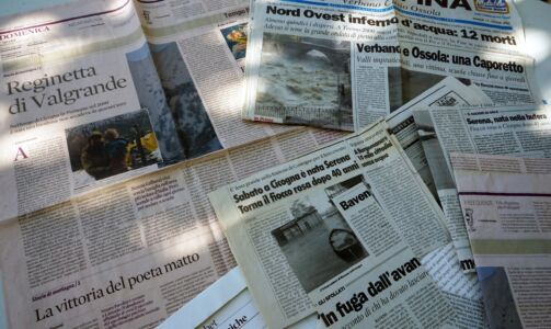 I giornali dell'epoca riportano la notizia della nascita di Serena