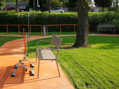 Giardino della felicità: il percorso della bicicletta
