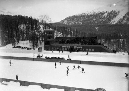 Lo stadio olimpico di Sankt Moritz 1928