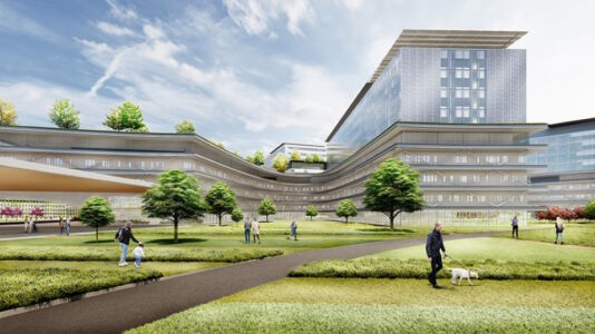 Nuovo Polo della Salute di Padova Est (render © ATI Project)