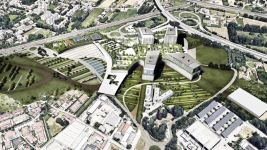 Nuovo Polo della Salute di Padova Est (render © ATI Project)
